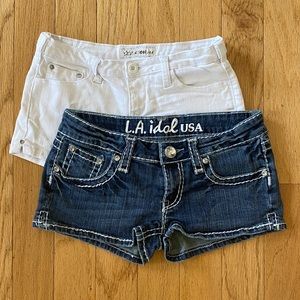 Bundle - LA Idol Jean Shorts - Size Small